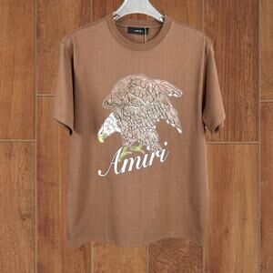 AMIRI Brown Short Sleeve T-Shirt Men's